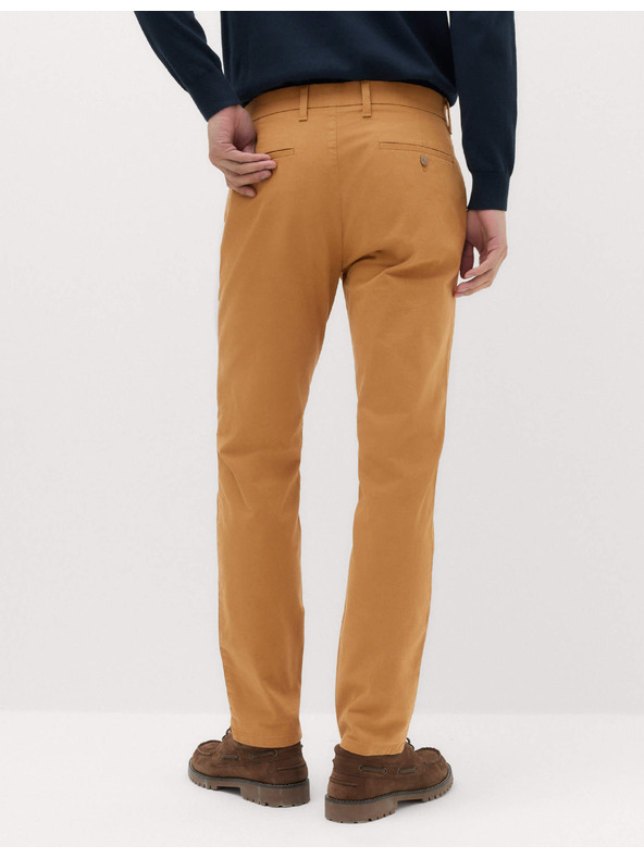 Marks & Spencer Stretch chino nadrág slim fit Marks & Spencer barna