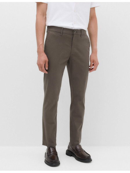 Marks & Spencer Stretch chino nadrág slim fit Marks & Spencer barna