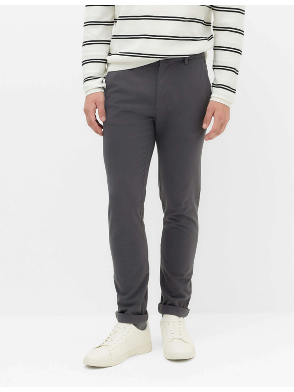 Marks & Spencer Marks & Spencer The Ultimate vászon chino nadrág keskeny szabással szürke