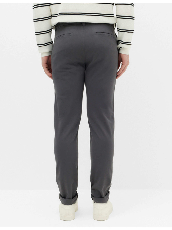 Marks & Spencer Marks & Spencer The Ultimate vászon chino nadrág keskeny szabással szürke