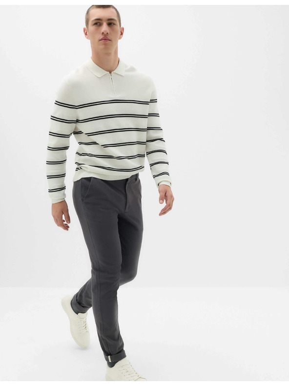 Marks & Spencer Marks & Spencer The Ultimate vászon chino nadrág keskeny szabással szürke