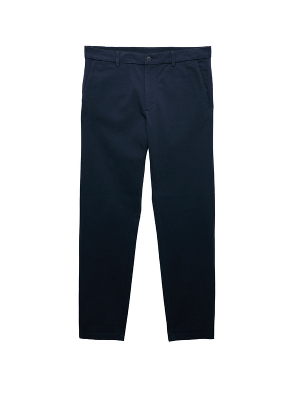 Marks & Spencer Keprös chino nadrág szűk szabásban The Ultimate Marks & Spencer tengerészkék