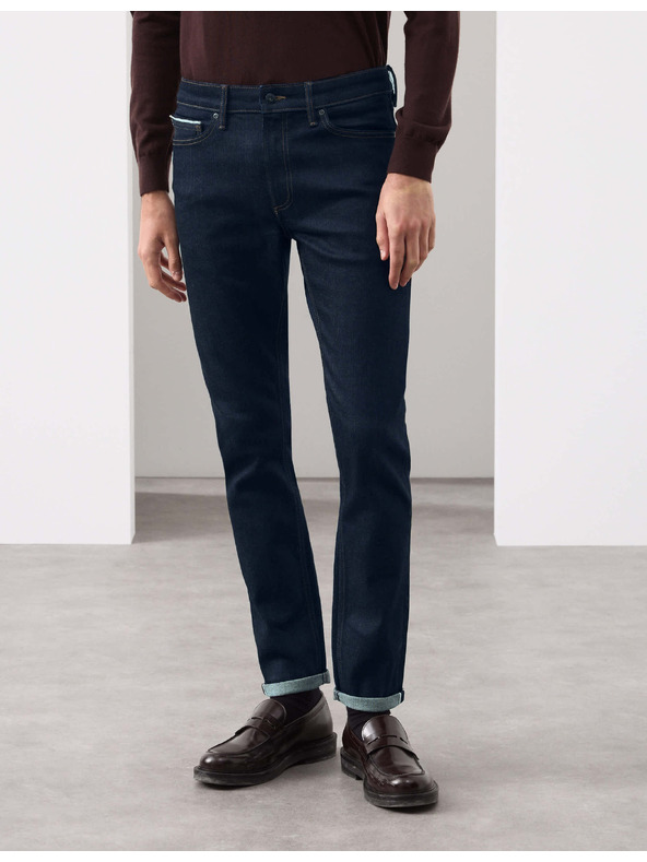 Marks & Spencer Japán Selvedge farmer egyenes szabás Marks & Spencer tengerészkék