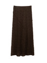 Marks & Spencer Jersey texturált egyenes rugalmas midaxi szoknya Marks & Spencer barna