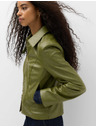 Marks & Spencer Harrington típusú bunda műbőrből Marks & Spencer zöld