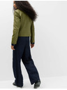 Marks & Spencer Harrington típusú bunda műbőrből Marks & Spencer zöld