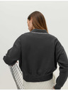 Marks & Spencer Sportdzseki cipzárral magas pamuttartalommal Marks & Spencer fekete