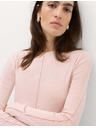 Marks & Spencer Vasalott felső hosszú ujjal, gyapjúval Marks & Spencer rózsaszín