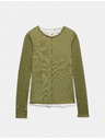 Marks & Spencer Kétrétegű top volán szegéllyel Marks & Spencer zöld