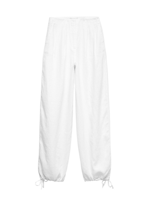 Marks & Spencer Lufi alakú nadrág tiszta linen Marks & Spencer fehér