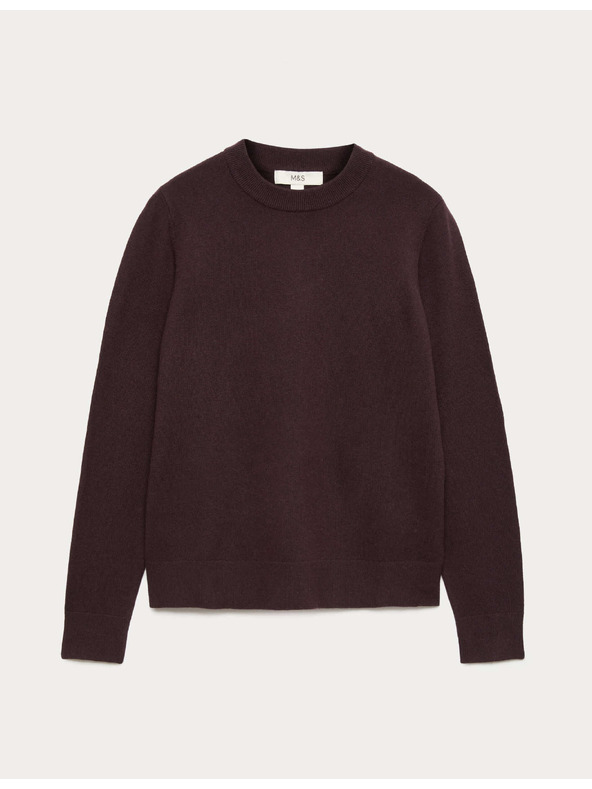 Marks & Spencer Magas nyakú pulóver légáramlatos fonalból Marks & Spencer lila
