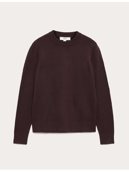 Marks & Spencer Magas nyakú pulóver légáramlatos fonalból Marks & Spencer lila