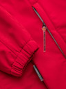 Ombre Clothing Férfi SOFTSHELL dzseki fleece béléssel és kapucnival – piros V6 OM-JANP-0292 Ombre Clothing