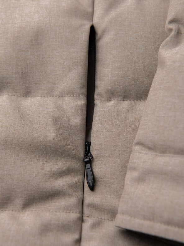 Ombre Clothing Férfi steppelt ing dzseki klasszikus gallérral – fekete V1 OM-JALP-0256 Ombre Clothing