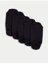 Marks & Spencer Trainer Liners™ rövid zokni Cool & Fresh™ technológiával, 5 pár csomagonként Marks & Spencer fekete