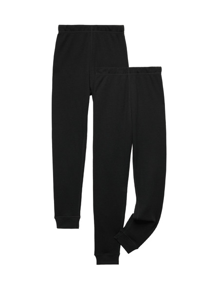 Marks & Spencer Heatgen™ technológiás termo leggings, 2 db csomagban (2–14 éves) Marks & Spencer fekete