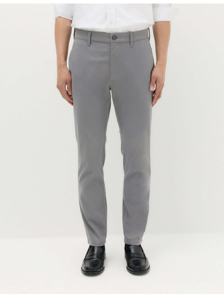 Marks & Spencer Marks & Spencer sztreccs chino nadrág Slim fit szürke