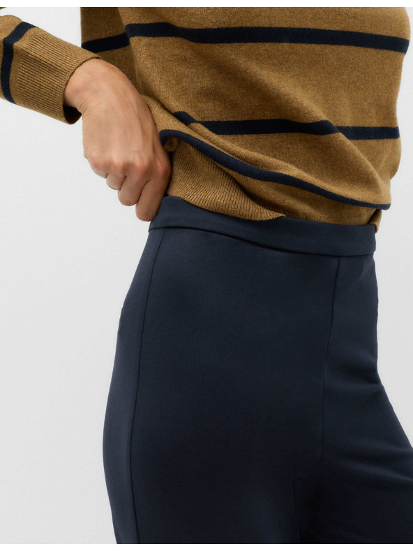 Marks & Spencer Jersey egyenes szárú stretch nadrág Marks & Spencer tengerészkék