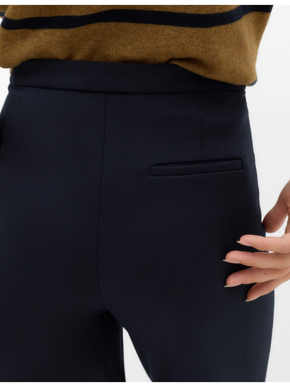 Marks & Spencer Jersey egyenes szárú stretch nadrág Marks & Spencer tengerészkék