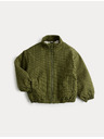 Marks & Spencer Kockás bomber dzseki műszőrme béléssel (2–8 év) Marks & Spencer zöld
