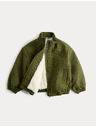 Marks & Spencer Kockás bomber dzseki műszőrme béléssel (2–8 év) Marks & Spencer zöld