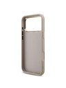 Guess Guess PU Leather 4G Metal Logo Gold Frame Hátlap iPhone 18 Pro Max Pink