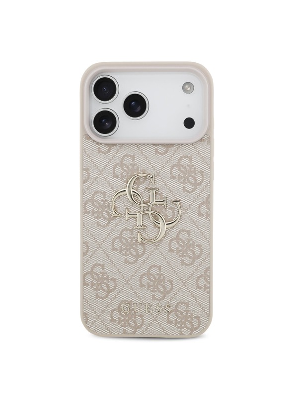 Guess Guess PU 4G Metal Logo Hátlap iPhone 18 Pro Max Pink