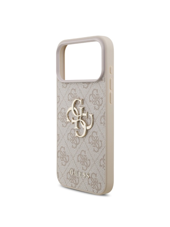 Guess Guess PU 4G Metal Logo Hátlap iPhone 18 Pro Max Pink