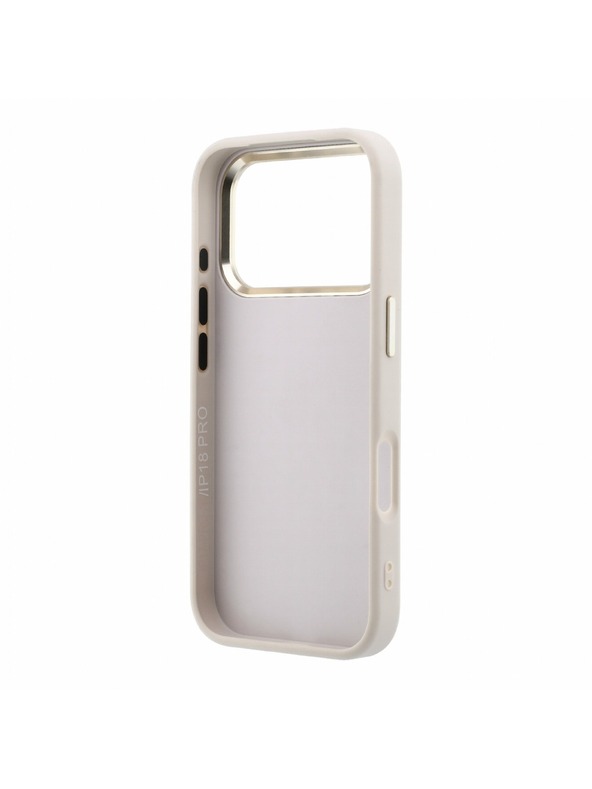 Guess Guess PU 4G Resin Metal Logo Hátlap iPhone 18 Pro-hoz Pink