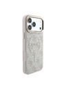 Guess Guess PU Leather 4G Gold Frame Embossed MagSafe Hátlap iPhone 18 Pro-hoz Pink