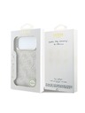 Guess Guess PU Leather 4G Gold Frame Embossed MagSafe Hátlap iPhone 18 Pro-hoz Pink