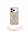 Guess Guess PU 4G Metal Logo Strap Hátlap iPhone 18 Pro-hoz Pink