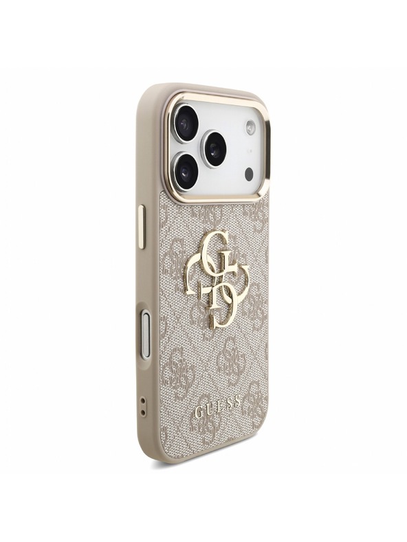 Guess Guess PU 4G Metal Logo Strap Hátlap iPhone 18 Pro-hoz Pink