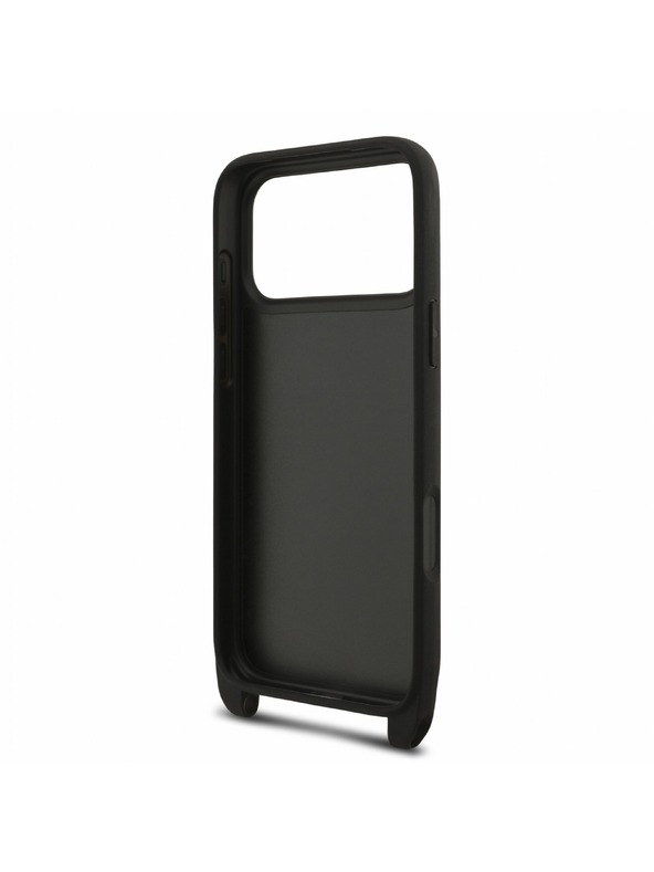 Karl Lagerfeld Karl Lagerfeld Saffiano Crossbody Pánt Karl and Choupette Hátlap iPhone 18 Pro Black
