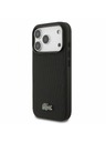 Lacoste Lacoste PVC Iconic Petit Pique Metal Logo MagSafe Hátlap iPhone 18 Pro Black