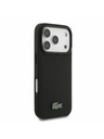 Lacoste Lacoste PVC Iconic Petit Pique Metal Logo MagSafe Hátlap iPhone 18 Pro Black