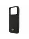 Lacoste Lacoste PVC Iconic Petit Pique Metal Logo MagSafe Hátlap iPhone 18 Pro Black