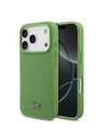 Lacoste Lacoste PVC Iconic Petit Pique Metal Logo MagSafe Hátlap iPhone 18 Pro Estragon