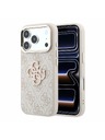 Guess Guess PU 4G Resin Metal Logo Hátlap iPhone 18 Pro Max Pink