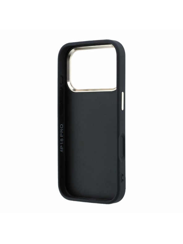 Guess Guess PU 4G Resin Metal Logo Hátlap iPhone 18 Pro Max Black