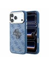 Guess Guess PU 4G Resin Metal Logo Hátlap iPhone 18 Pro Max Blue