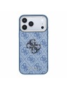 Guess Guess PU 4G Resin Metal Logo Hátlap iPhone 18 Pro Max Blue