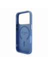 Guess Guess PU Leather 4G Gold Frame Embossed MagSafe Hátlap iPhone 18 Pro Max Blue