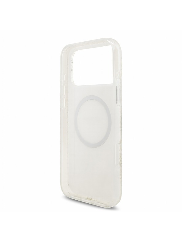 Guess Guess IML Flowers Allover Pánt MagSafe Hátlap iPhone 18 Pro Max White