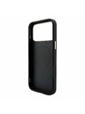 Guess Guess PU Leather 4G Gold Frame Embossed MagSafe Hátlap iPhone 18 Pro Max Black