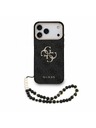 Guess Guess PU 4G Metal Logo Pánt Hátlap iPhone 18 Pro Max Black