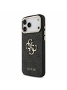 Guess Guess PU 4G Metal Logo Pánt Hátlap iPhone 18 Pro Max Black