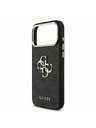 Guess Guess PU 4G Metal Logo Pánt Hátlap iPhone 18 Pro Max Black