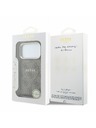 Guess Guess PU Leather 4G Gold Frame Embossed MagSafe Hátlap iPhone 18 Pro Max Brown