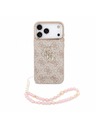 Guess Guess PU 4G Metal Logo Pánt Hátlap iPhone 18 Pro Max Pink